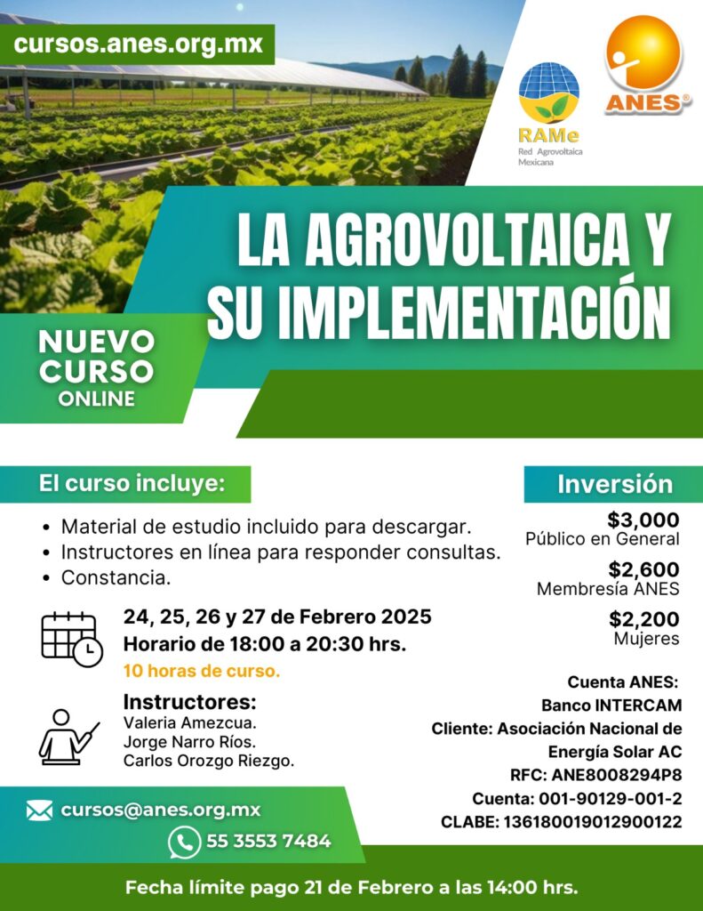 La Agrovoltaica y su implementacion